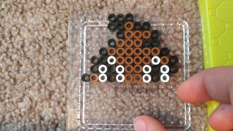 How to Make a Poop Emoji Out of Perler Beads