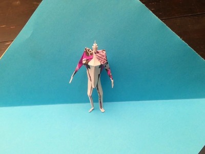 How to make an easy origami soldier man