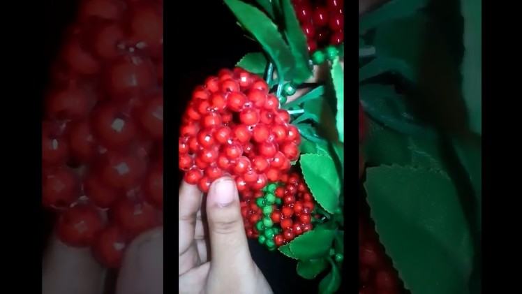How to Make Beautiful Putir Apple Fruit. Beads Apple