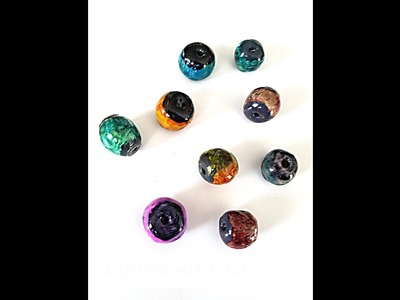 How To Make Colorful Beads Using Apoxie Sculpt