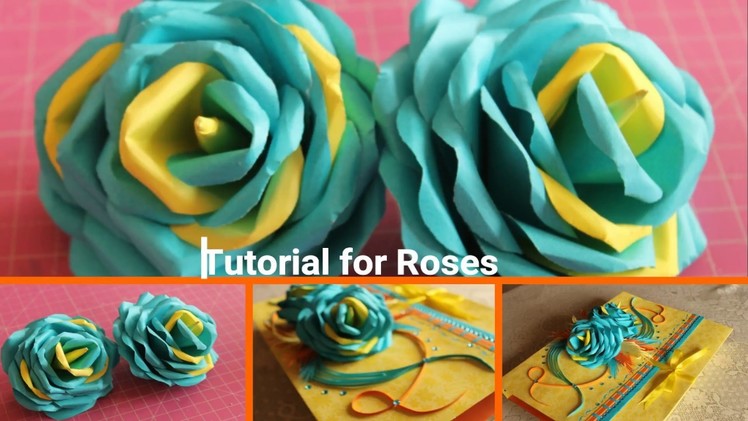 HOW TO MAKE ROSE|| HANDEMADE ROSE||Tutorial for handmade Rose!!