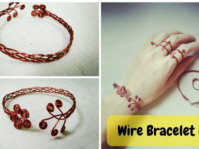 Making wire bracelets ???? How to make wire bracelet DIY - by Chic Handi Home ????