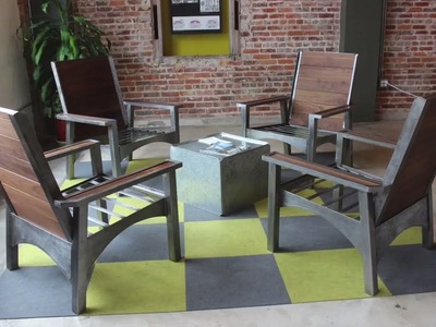 Modern Adirondack office chairs | DIY