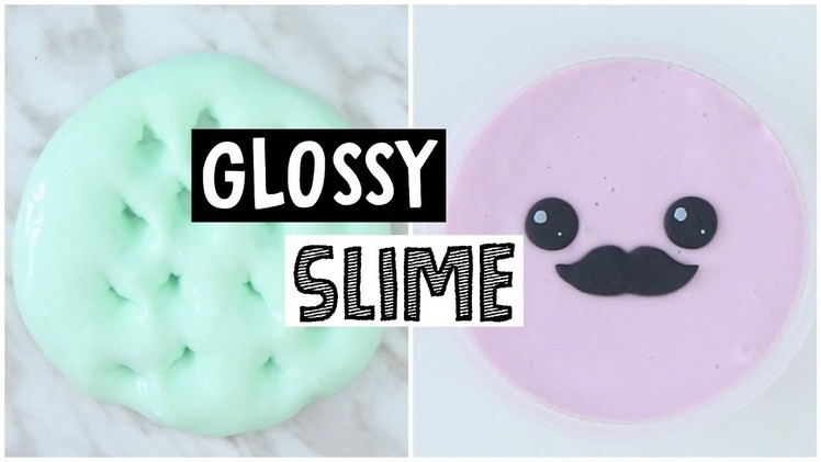 ODDLY SATISFYING DIY GLOSSY SLIME - Viral INSTAGRAM Slime!