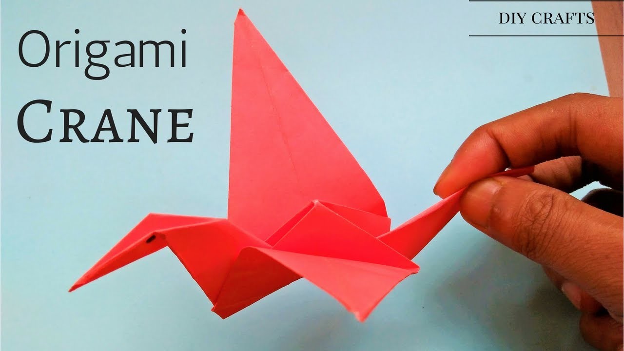 Origami Crane tutorial Easy Simple Step By Step How To Make A 