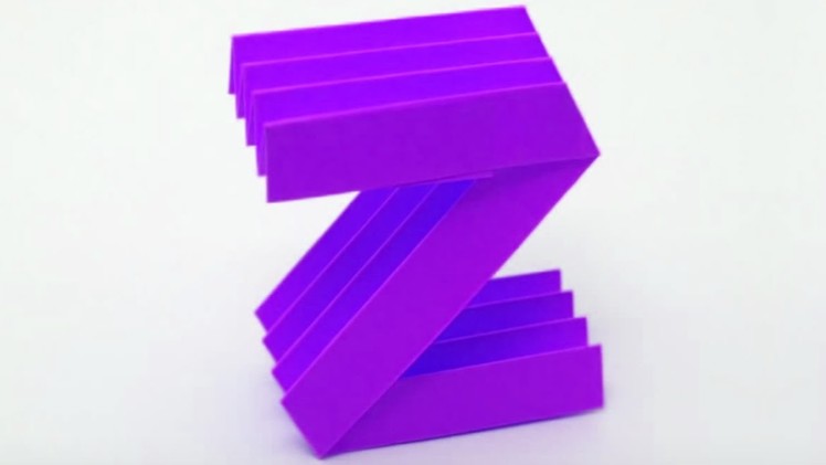 Origami Letter 'Z' by Ashvini