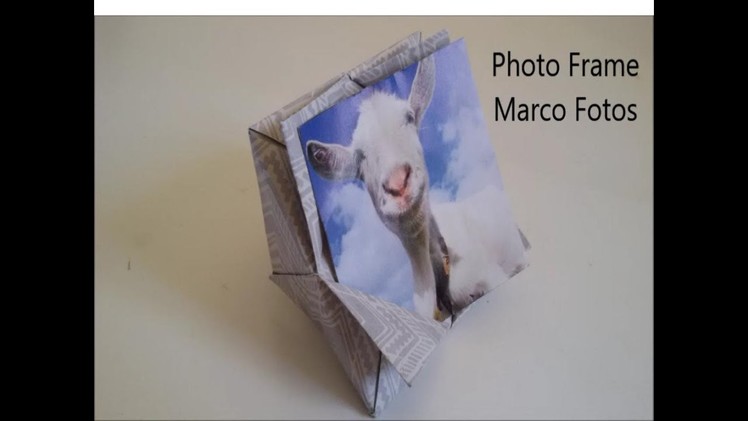 #Origami Mini Photo Frame Display with Stand - Marco de Fotos de Papel