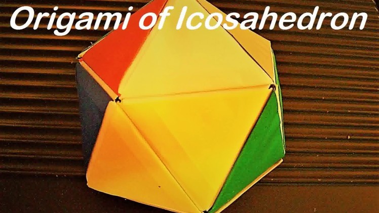 Origami of Icosahedron