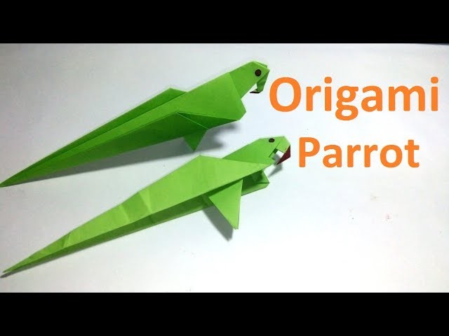 Origami Parrot:Amazing Origami Parrot Making Tutorial|Paper Parrot Bird for beginners making