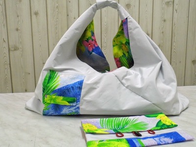 Origami Reversible Bag with attached pockets - Lilo Siegel