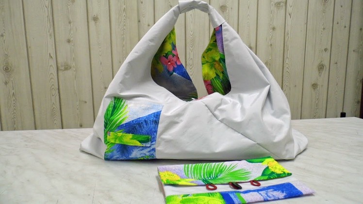 Origami Reversible Bag with attached pockets - Lilo Siegel