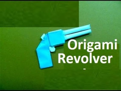Origami Revolver:Easy Paper Folding Revolver||Origami Pocket Mini Gun Making Training for beginners