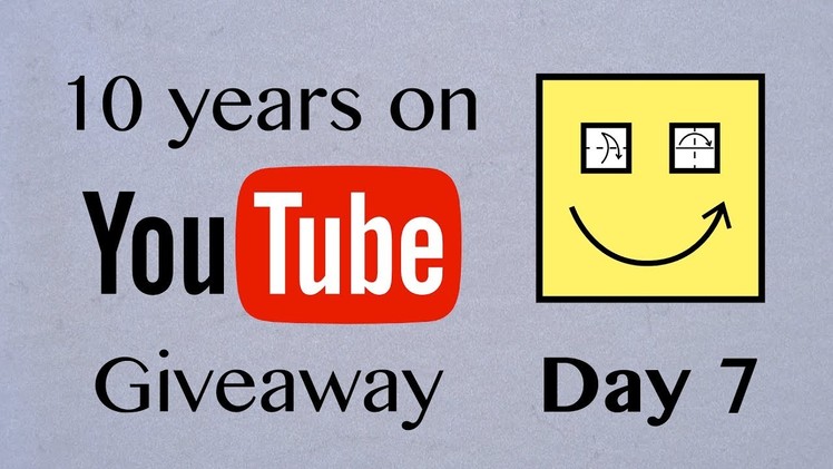 [past] Origami Giveaway Day 7 of 10 (Celebrating 10 years on YouTube)