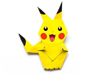 Pokemon Pikachu. Easy origami Pokemon