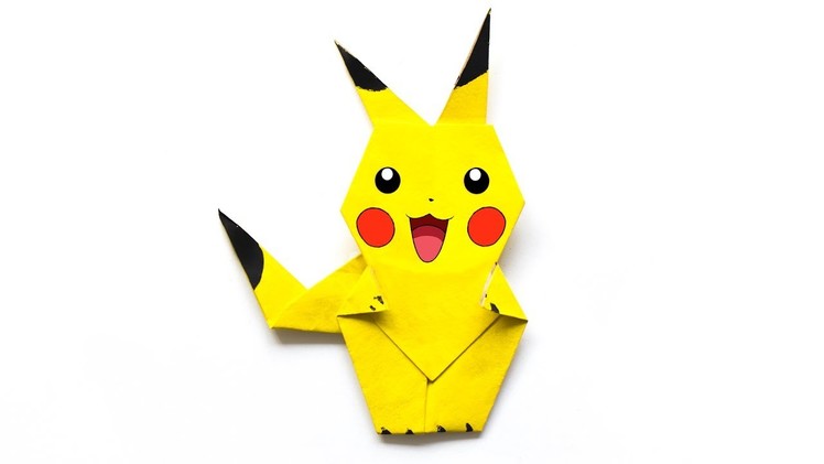 Pokemon Pikachu. Easy origami Pokemon