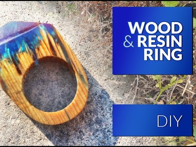 Resin & Wood RING DIY - Secret Wood Ring - simplest method.