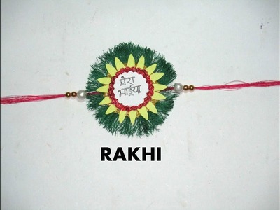 SIMPLE DESIGN HANDMADE RAKHI FOR BROTHER | FULL TUTORIAL BY SUGI MAJHI