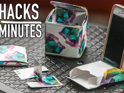 5 PLAYING CARD HACKS IN 5 MINUTES!! (DIY Life Hacks)