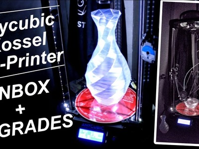 Anycubic Kossel ULTIMATE UPGRADES DIY 3D-Printer Unbox & Build Under $200! (Heated Bed)
