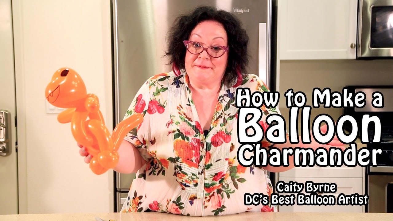 Balloon Charmander (Pokemon) ~ Balloon Animals Tutorial