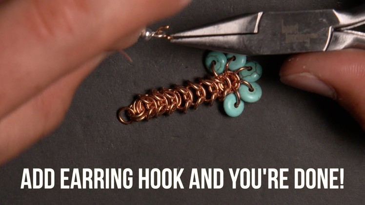 Copper and Turquoise Dangle Earrings Project Tutorial