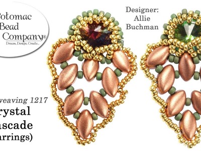 Crystal Cascade Earrings (Tutorial)