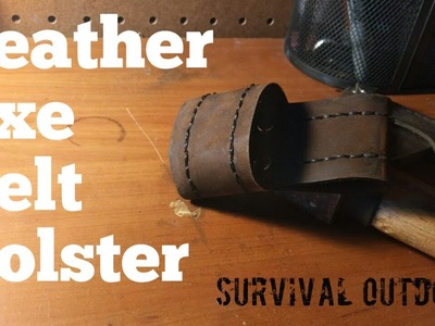 DIY | Axe leather belt holster