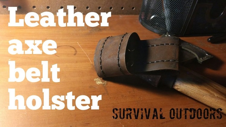 DIY | Axe leather belt holster