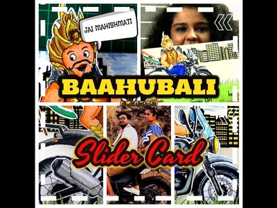 DIY || Baahubali Slider Card || Baahu Riding his own Himalayan Bike || Kenchi School