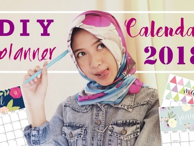 DIY ; Calendar Planner 2018 | EASY!
