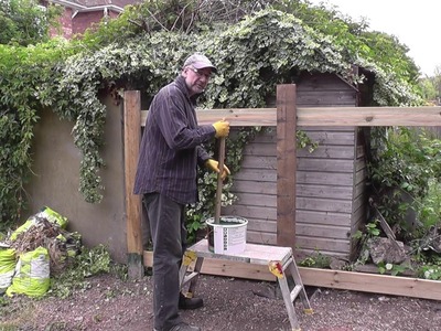 DIY: How To Build A Cheap Strong Garden Fence Pt 1