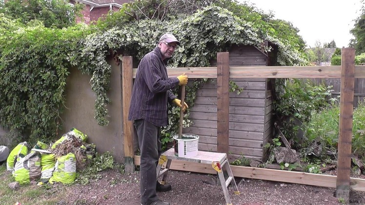 DIY: How To Build A Cheap Strong Garden Fence Pt 1