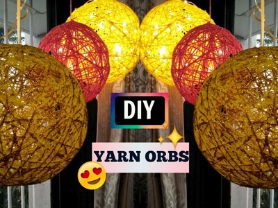 DIY:How To Make Yarn Orbs