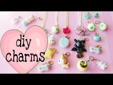_DIY lover_ diy easy and beautiful charms without clay ????