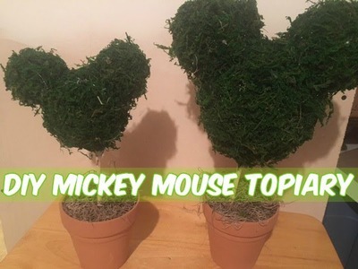 DIY Mickey Mouse Topiary | Dollar Tree and Walmart