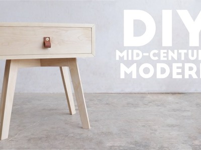 DIY Mid Century Modern Side Table. End Table | Modern Builds | EP. 69