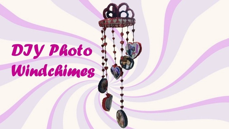 DIY  Photo Wind Chimes with Plastic Bottles