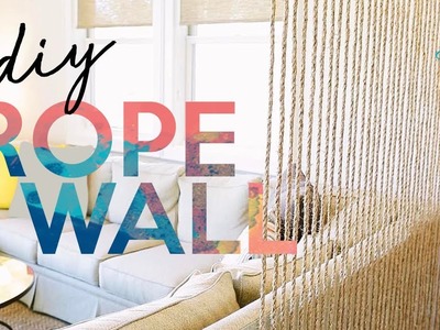 DIY Rope Wall | Coral + Jasmine Roth
