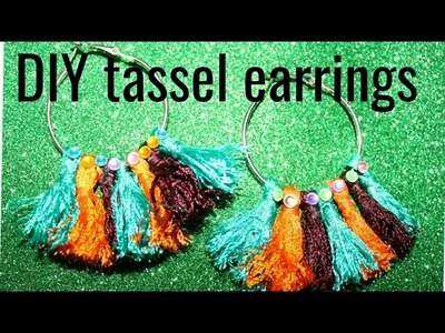 DIY taseel earrings  -How to make  Easy tassel Earrings at home|in just 10 minutes must watch
