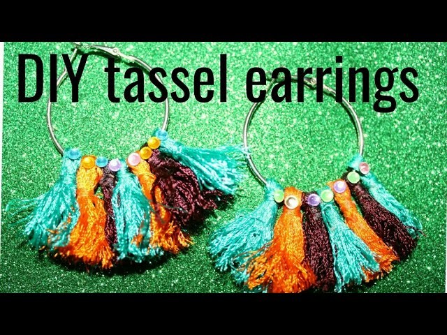 DIY taseel earrings  -How to make  Easy tassel Earrings at home|in just 10 minutes must watch