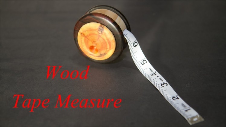 DIY Wood Tape Measure. Woodturning Project For Makers Make It Matter