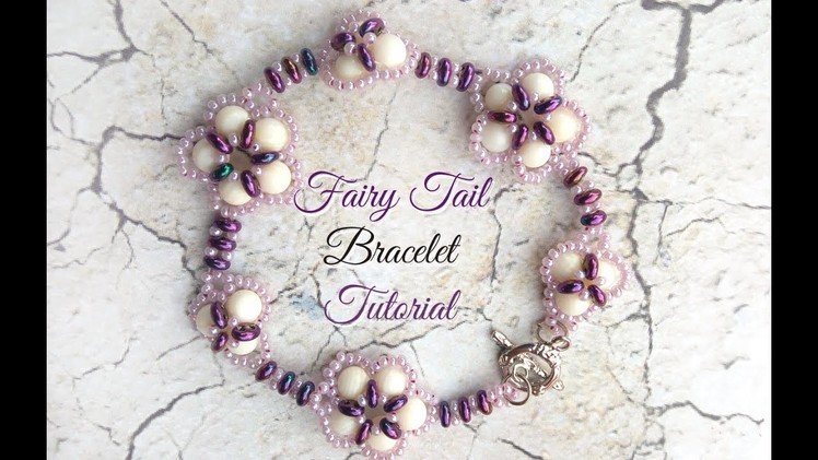 Fairy Tail beaded bracelet - tutorial