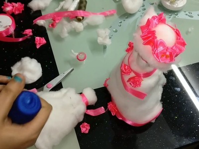 How to make a cotton doll; DIY doll from cotton; easy doll from cotton