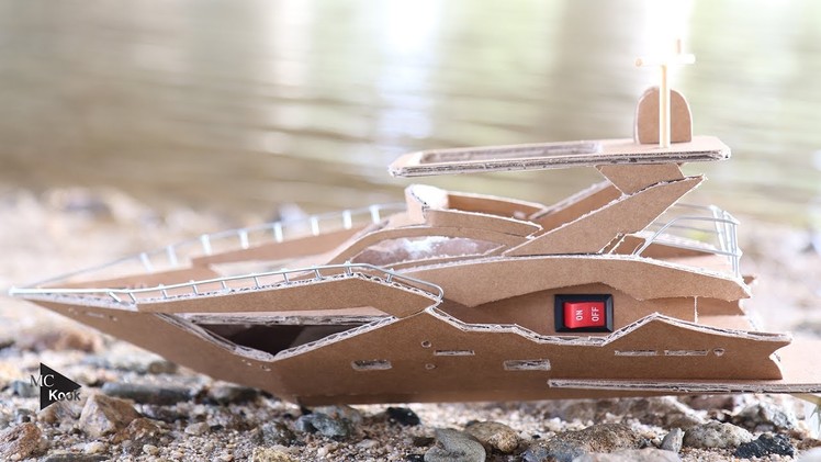 How to make boat (luxury Yacht) - Amazing Cardboard DIY