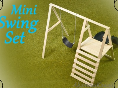 How to: Mini Swing Set - Doll Swing & Slide Tutorial