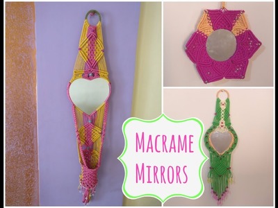 Macrame Mirrors - Macrame DIY