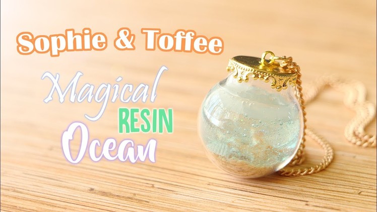 Magical UV Resin Ocean Bottle Tutorial│Sophie & Toffee Subscription Box June 2017