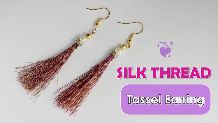 Make Silk Thread Tassel Earrings Tutorial | Jewellery BOX
