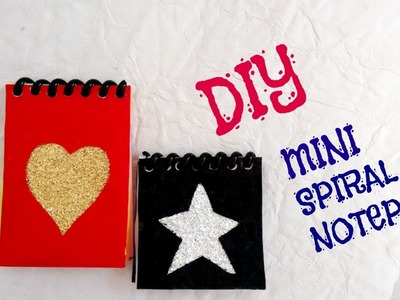 Make Your Own "Mini Spiral Notepad" | DIY Spiral Notebook