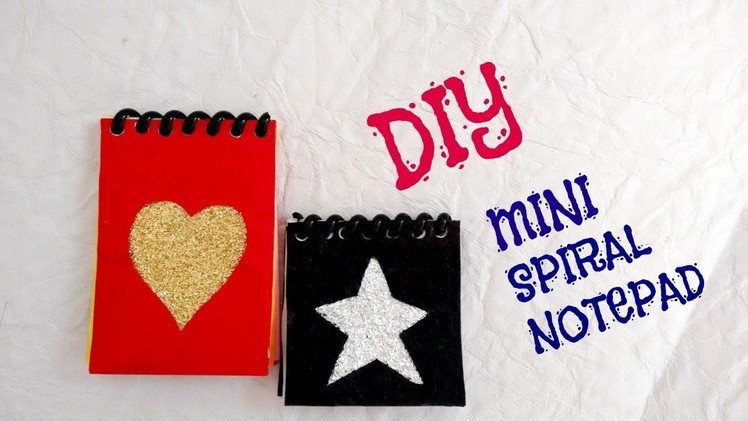 Make Your Own "Mini Spiral Notepad" | DIY Spiral Notebook